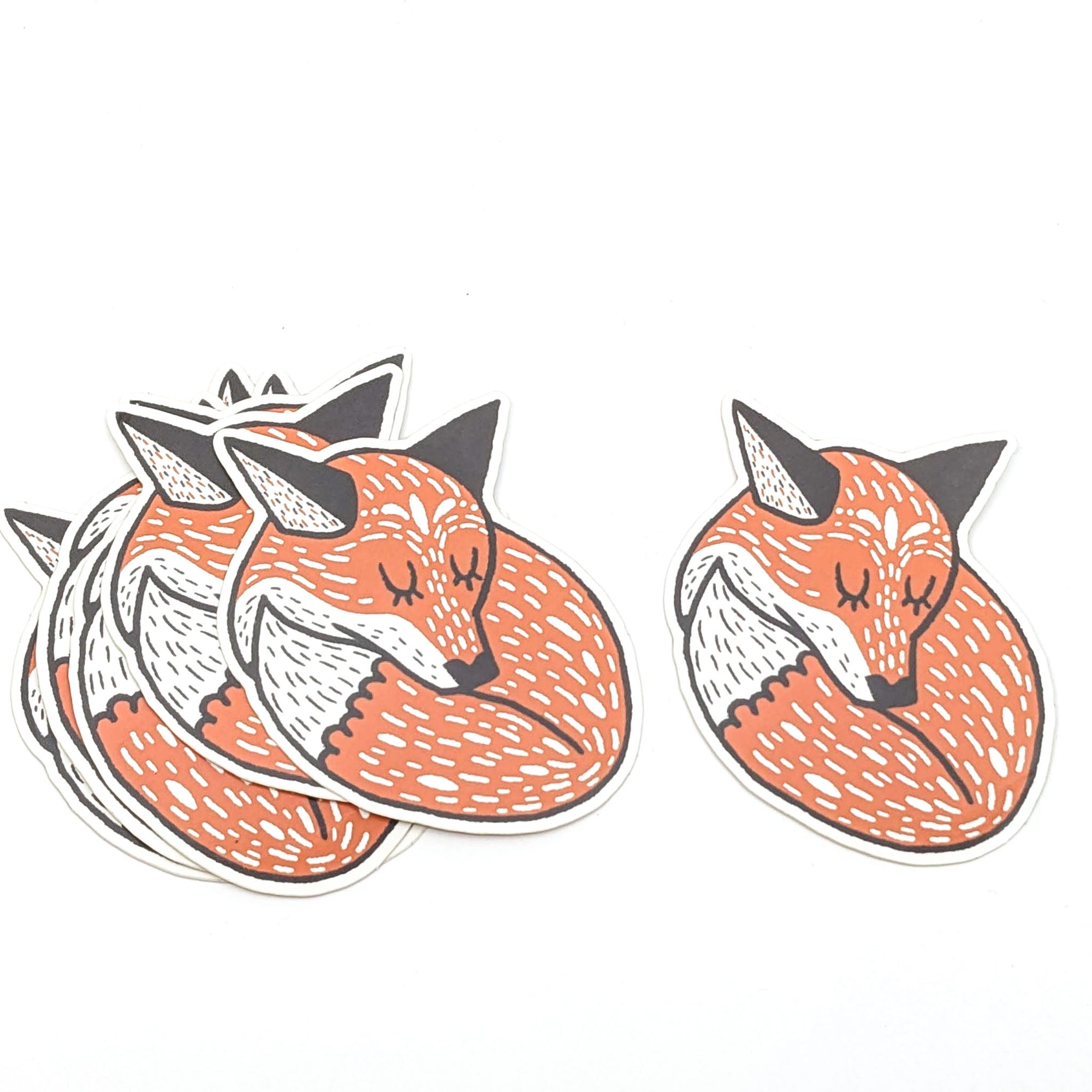 Sleeping Fox, Sticker