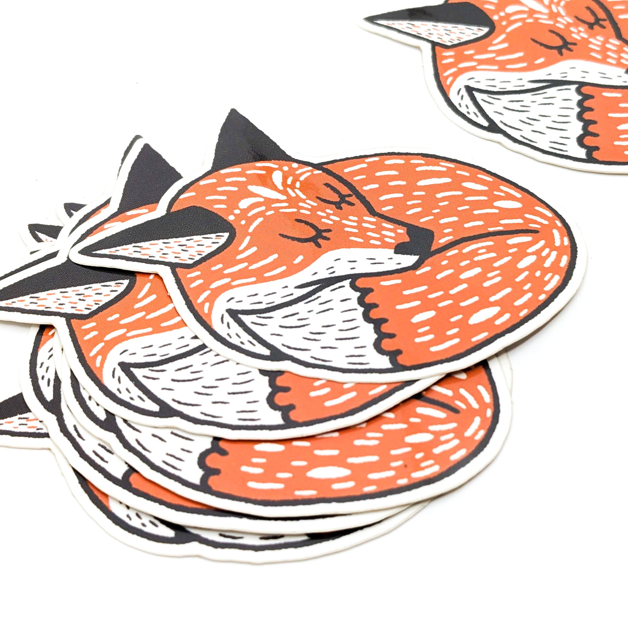 Sleeping Fox, Sticker