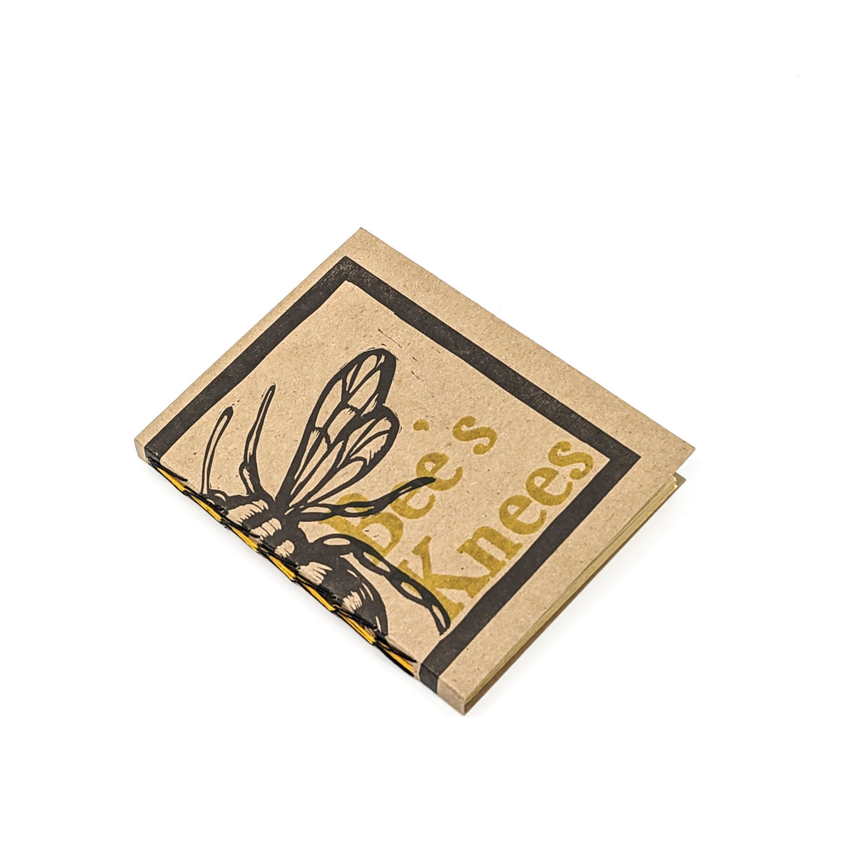 Purple Pumpkin Press - Thick Paper Journals - Bee's Knees on Kraft Paper - VISUAL INDEX