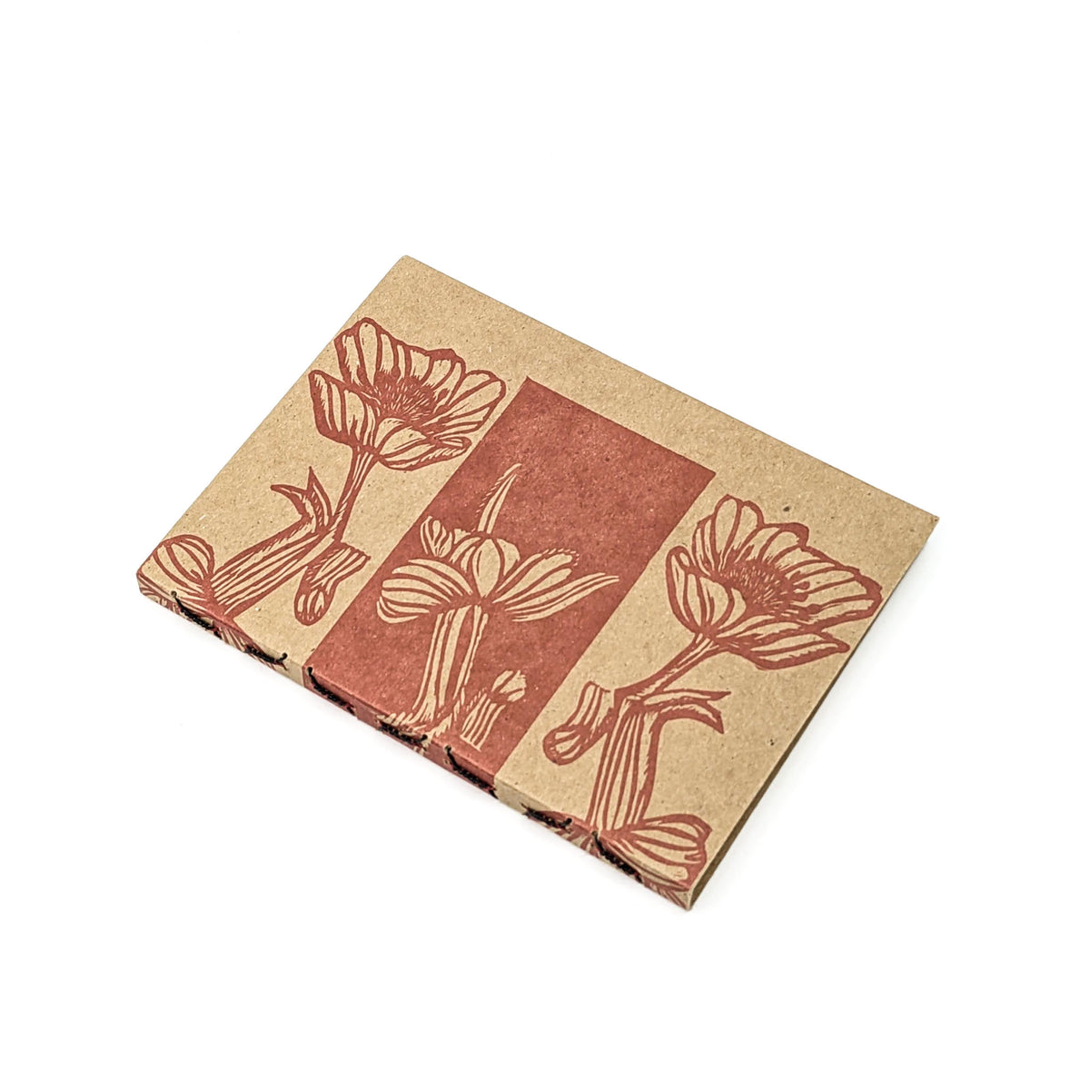 Purple Pumpkin Press - Thick Paper Journals - Flowers on Kraft Paper - VISUAL INDEX