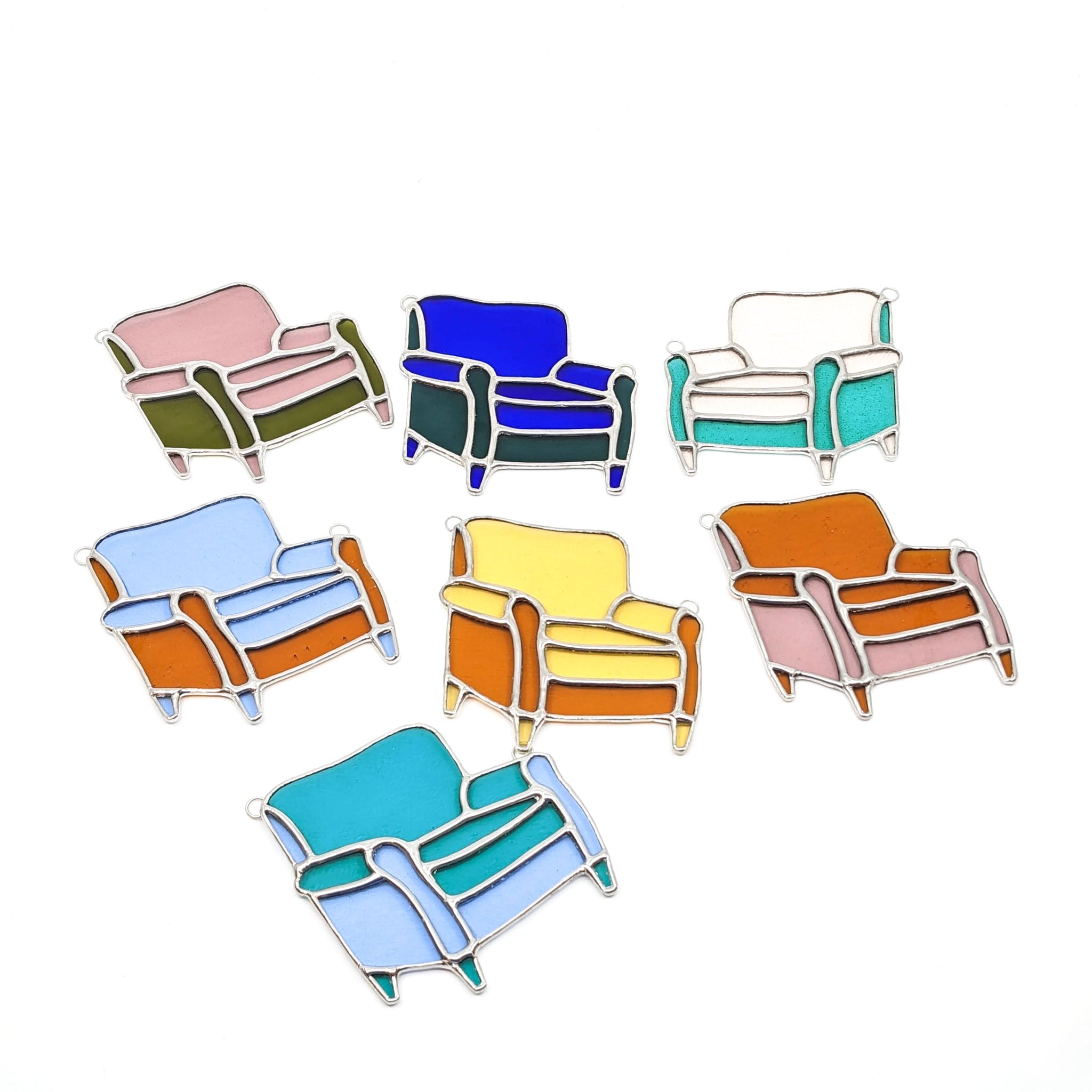 Armchairs- Stained Glass