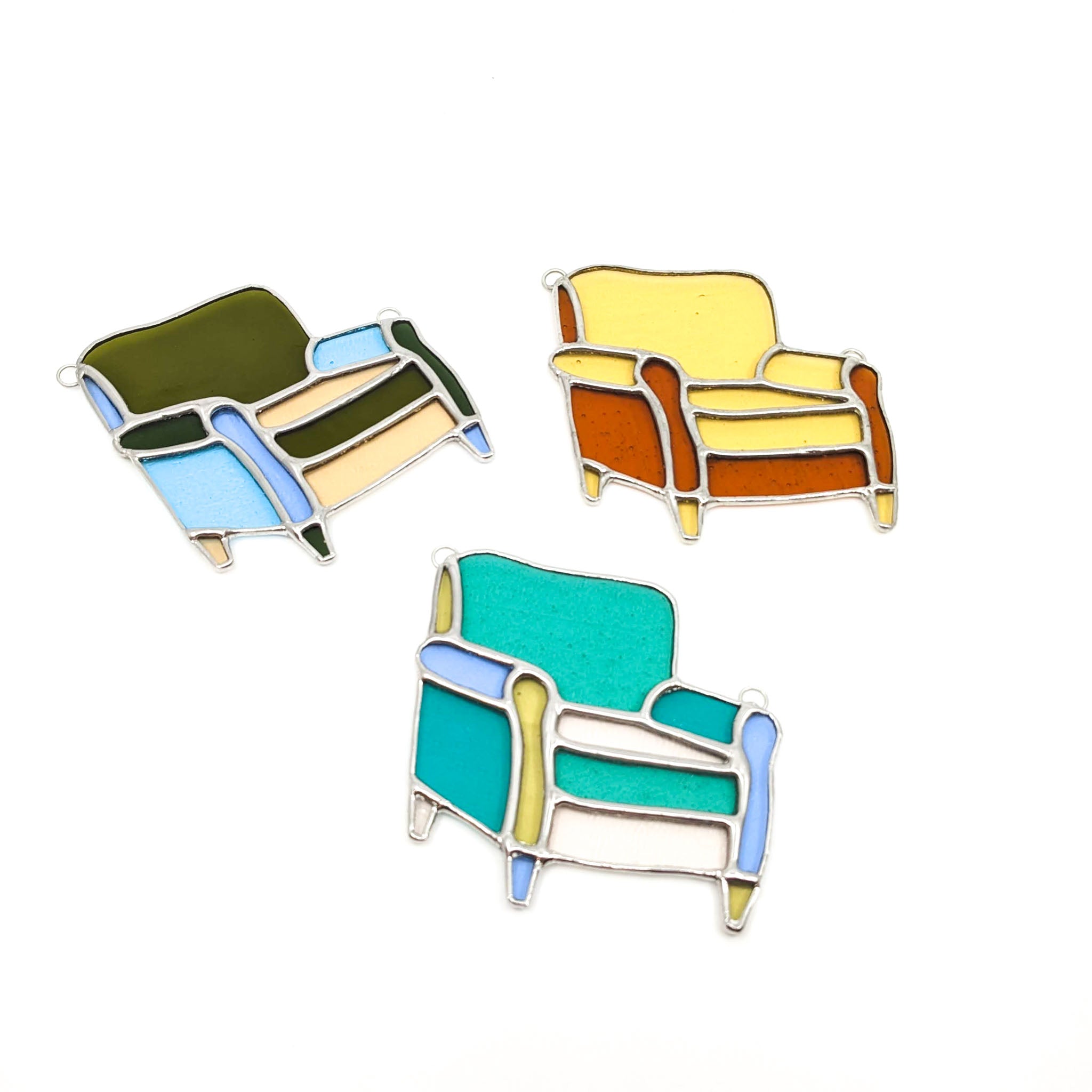 Armchairs- Stained Glass