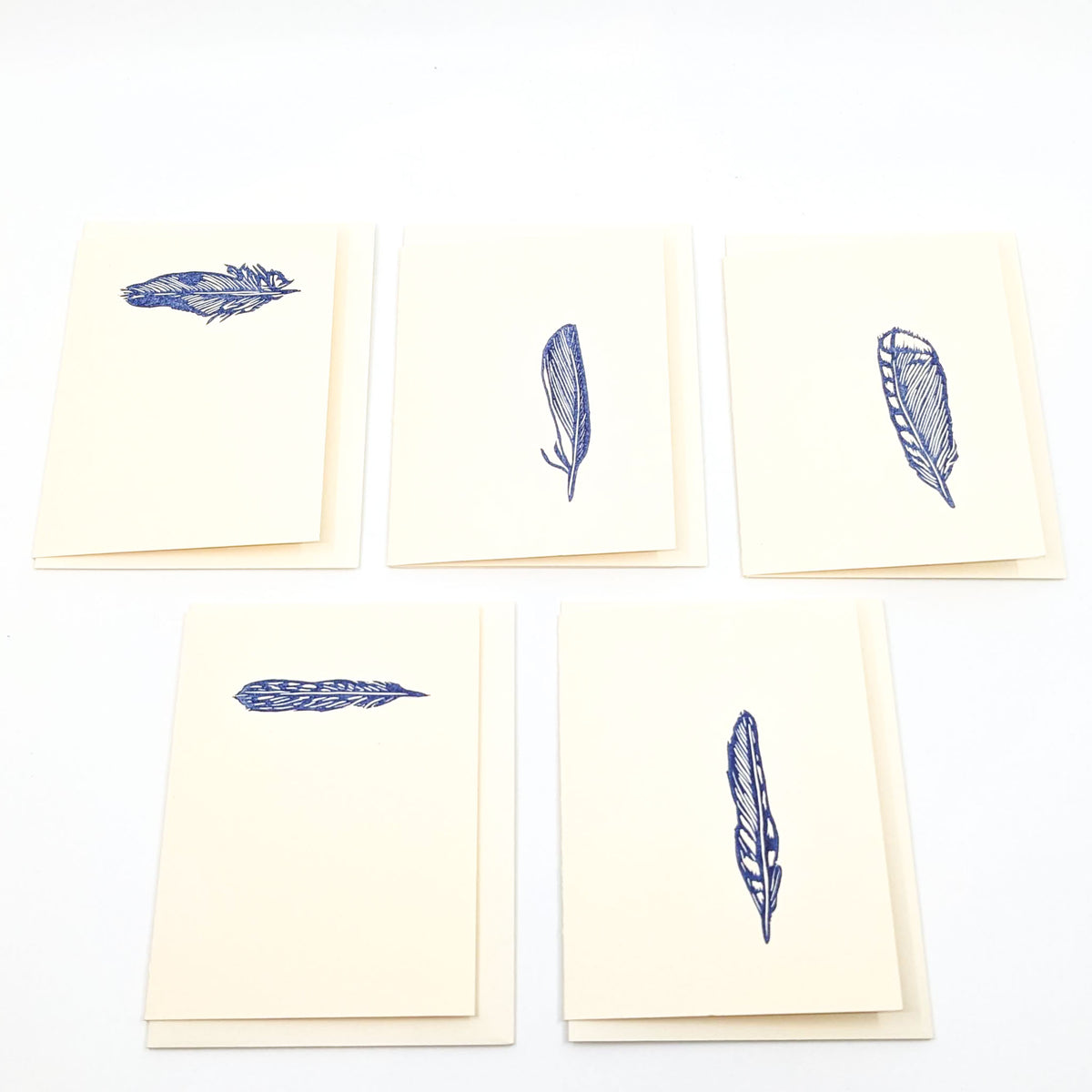 Purple Pumpkin Press - Greeting Card Box Sets (of 4) - Feathers - VISUAL INDEX