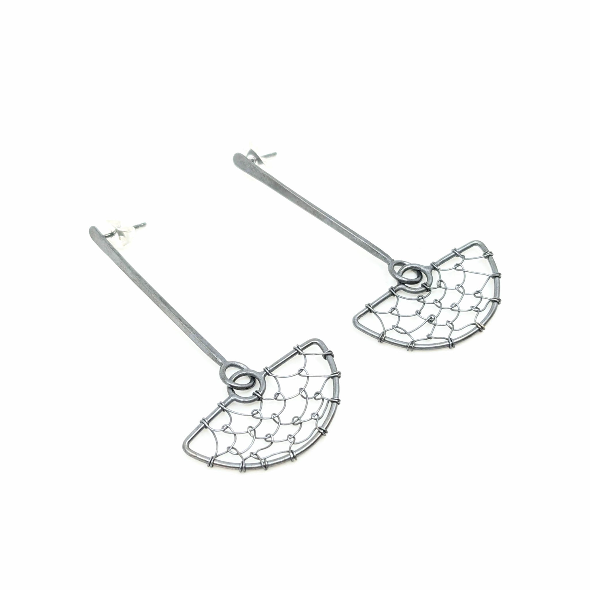 Netted Drop Earrings _Ox