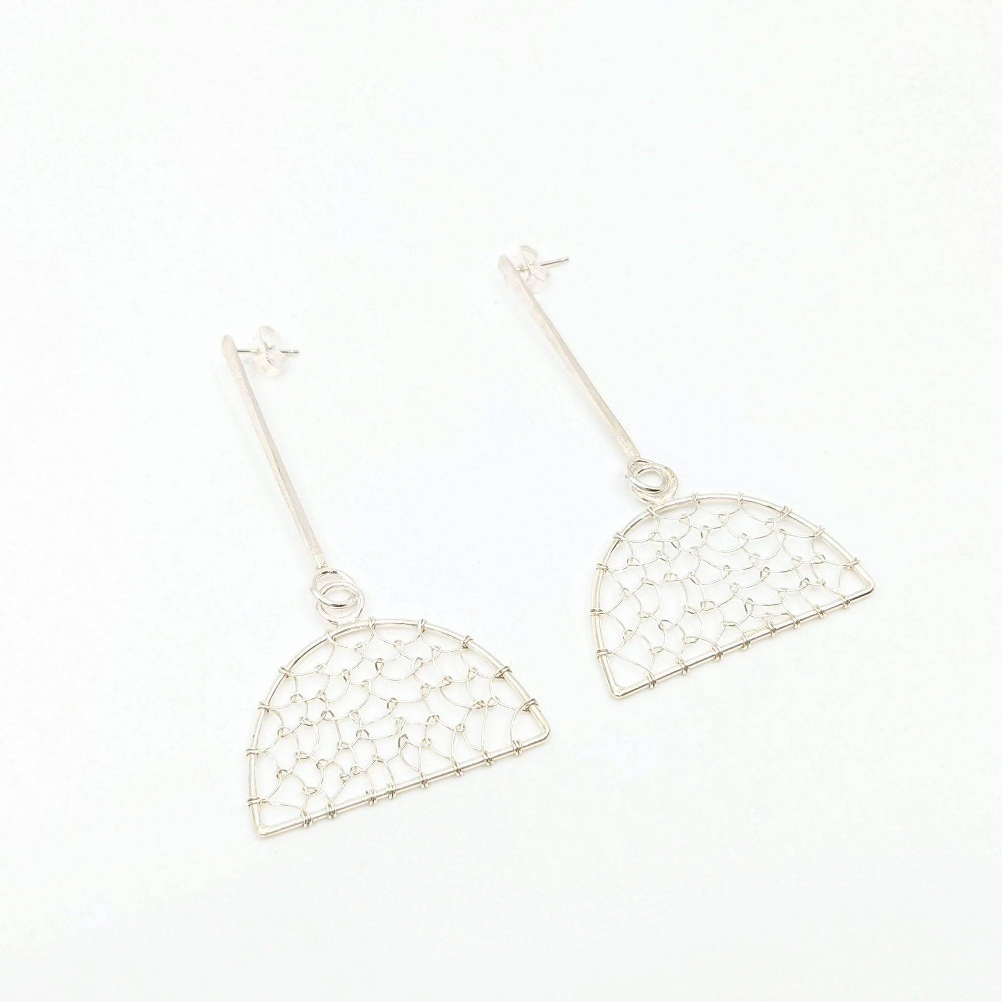 Netted Drop Earrings