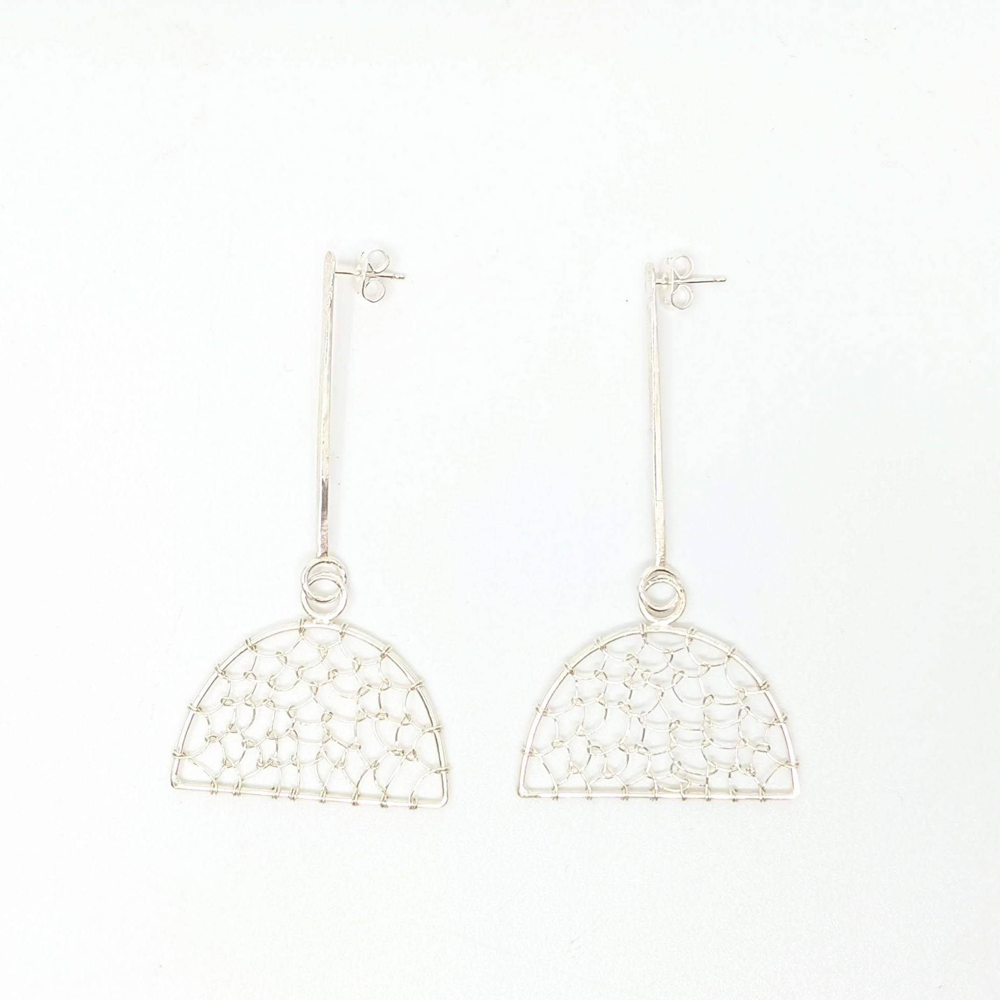 Netted Drop Earrings