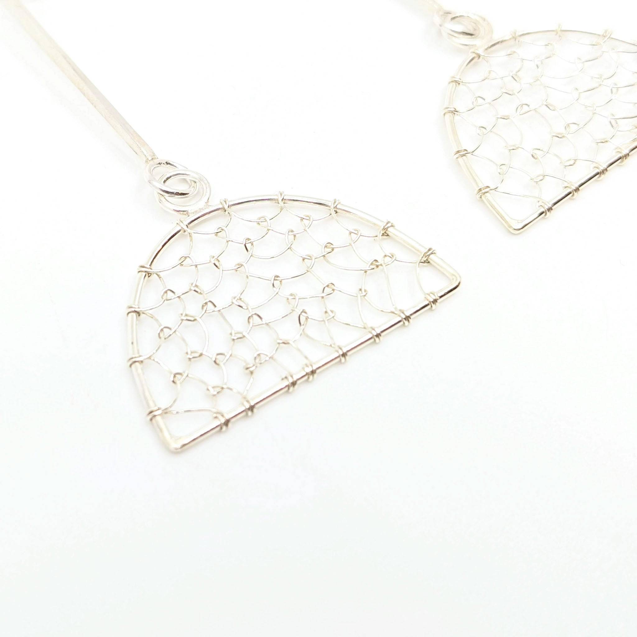 Netted Drop Earrings