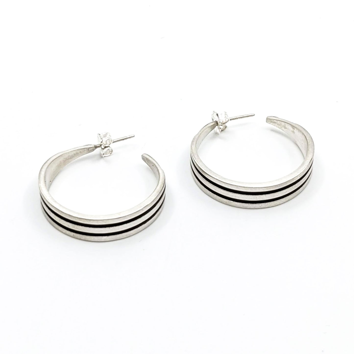 Tapered Stripe Hoops