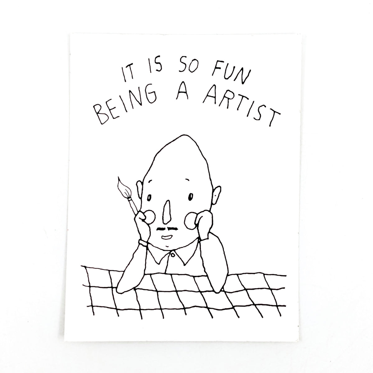 Brandon Vosika - Brandon Vosika - Stickers - It is so Fun Being a Artist - VISUAL INDEX