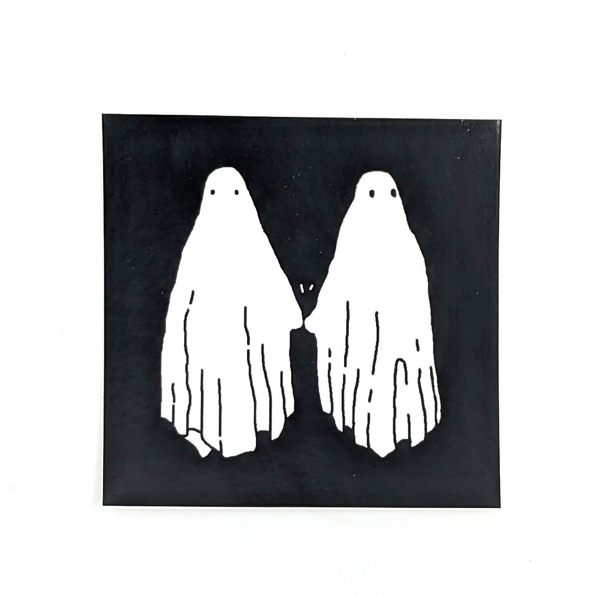 Brandon Vosika - Brandon Vosika - Stickers - Ghosts Holding Hands - Square - VISUAL INDEX