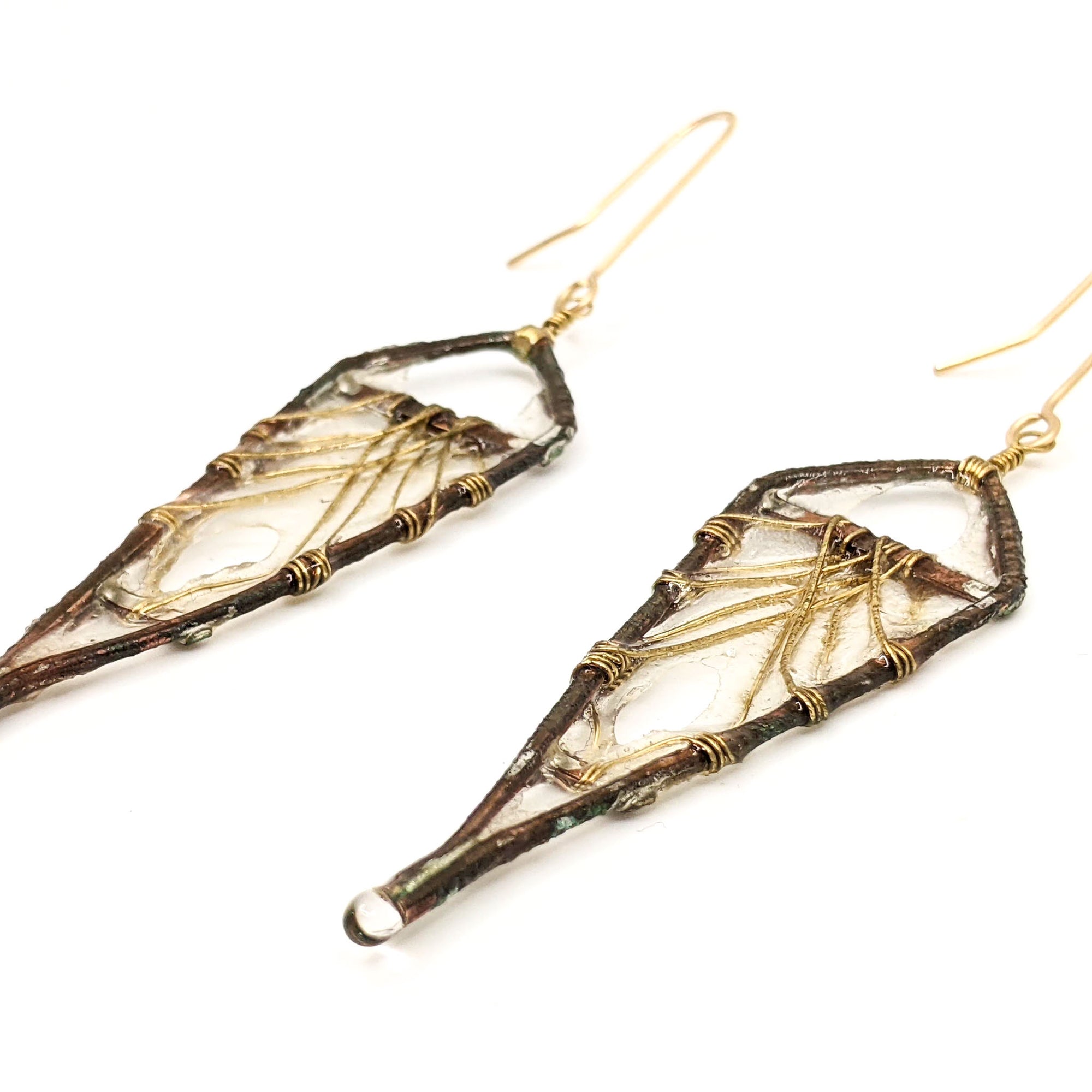 VE1572-Snowshoe Earrings