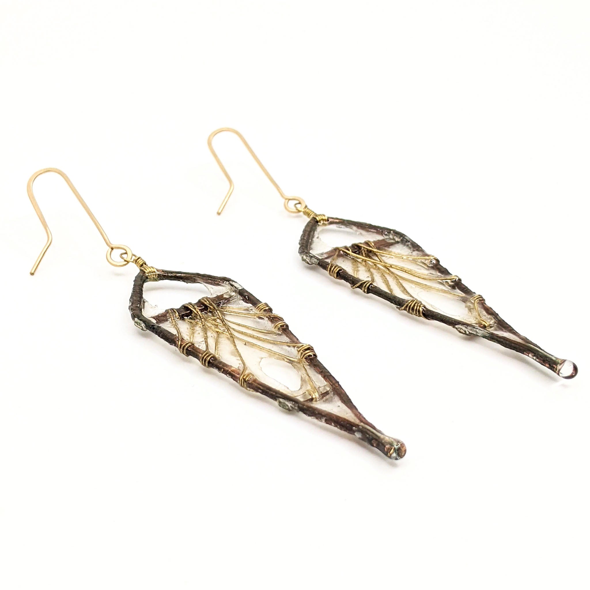 VE1572-Snowshoe Earrings