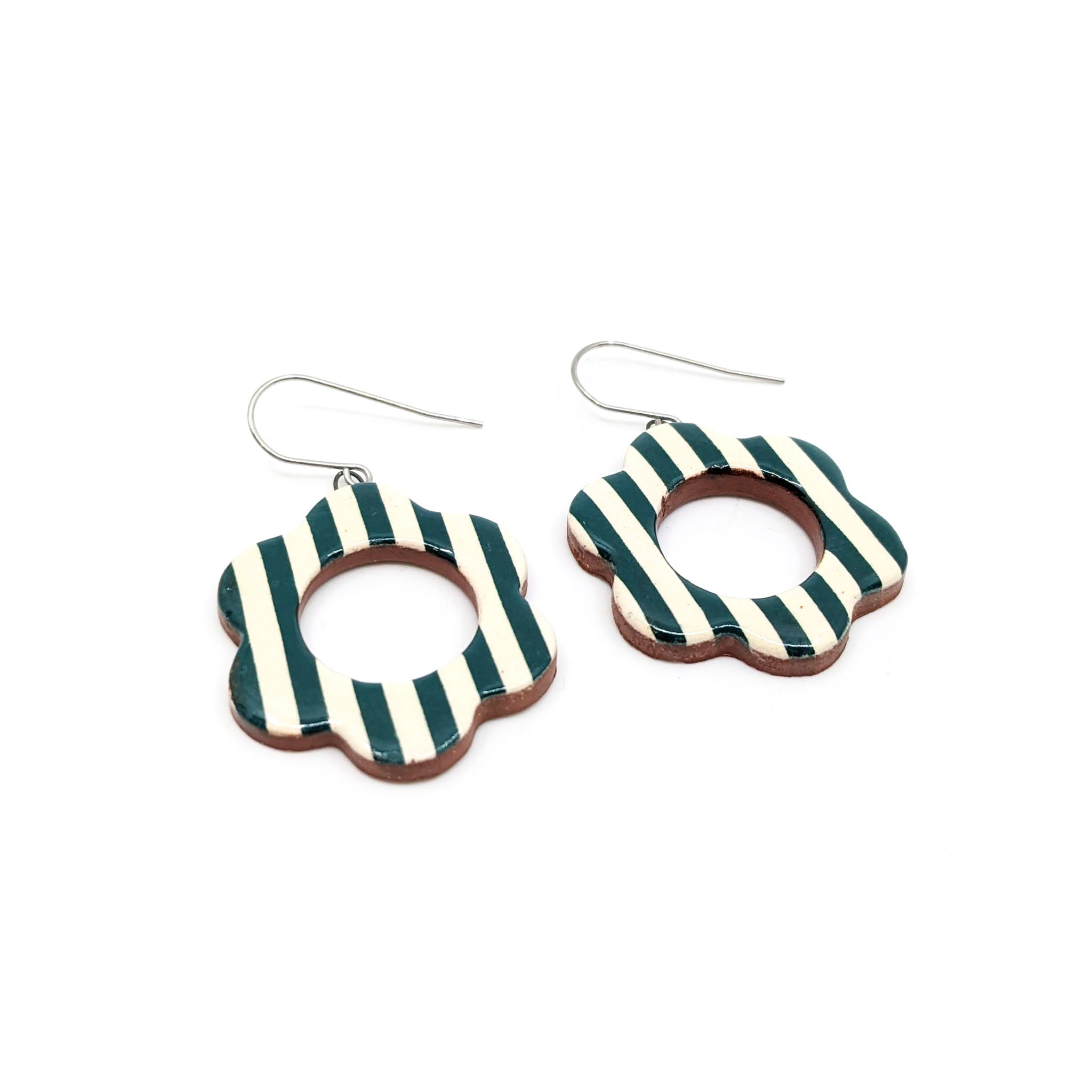 Clay Hoops- Earrings