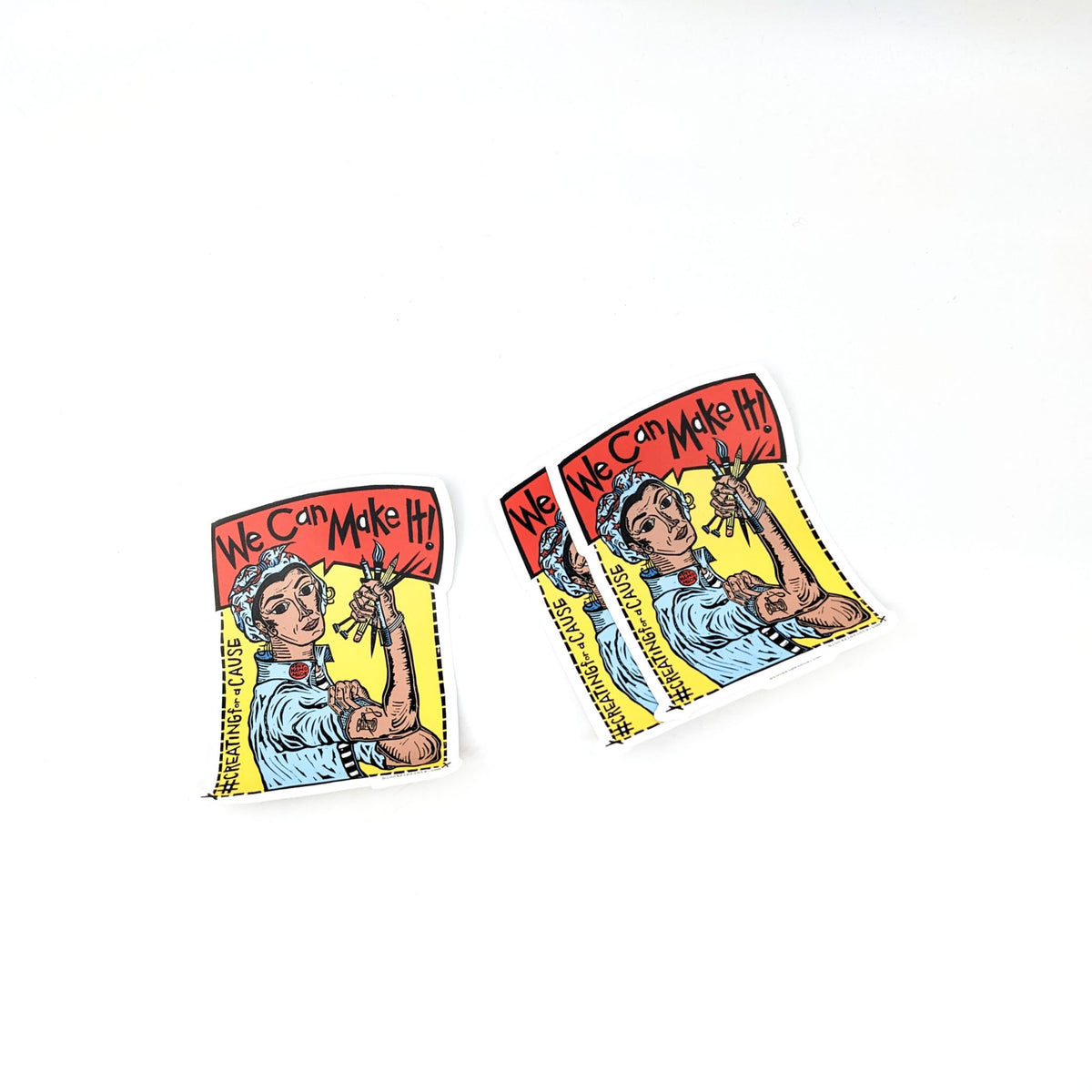 Block21Prints - We Can Make it! Sticker - 2 - VISUAL INDEX