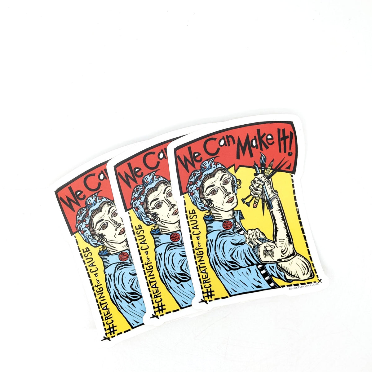 Block21Prints - We Can Make it! Sticker - 3 - VISUAL INDEX