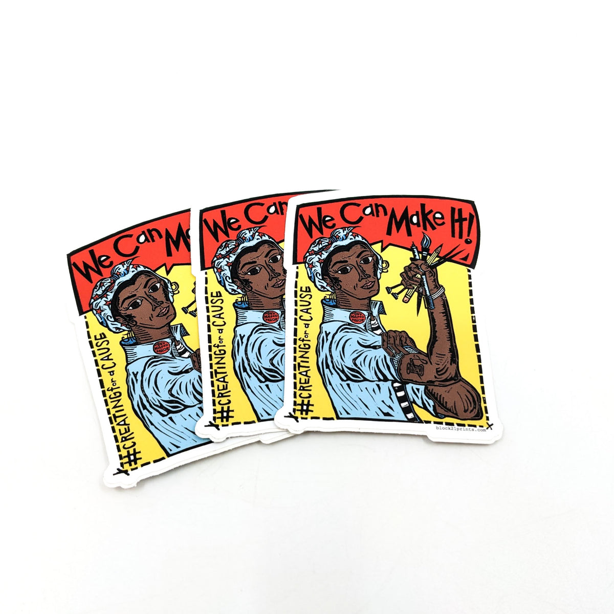 Block21Prints - We Can Make it! Sticker - 1 - VISUAL INDEX