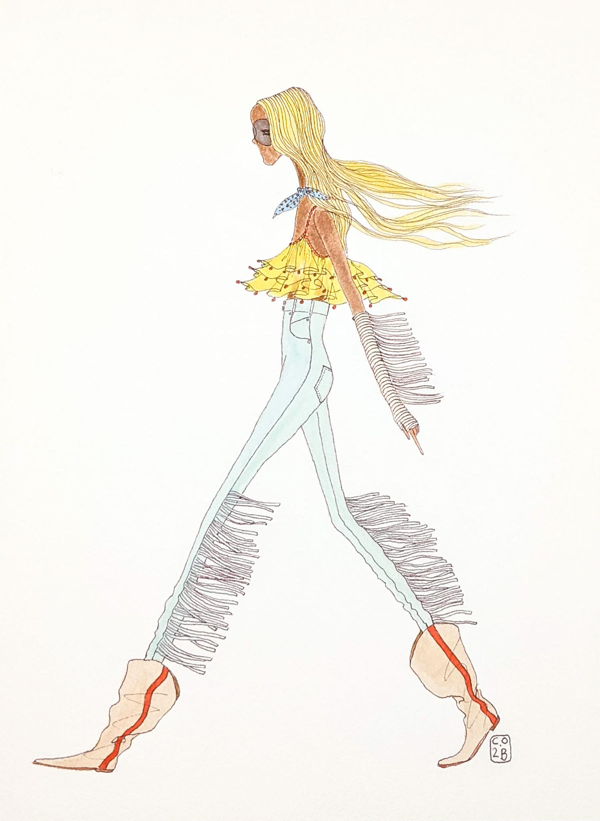 Charles Benton - Fashion Illustration | Reproductions - FRINGE - VISUAL INDEX