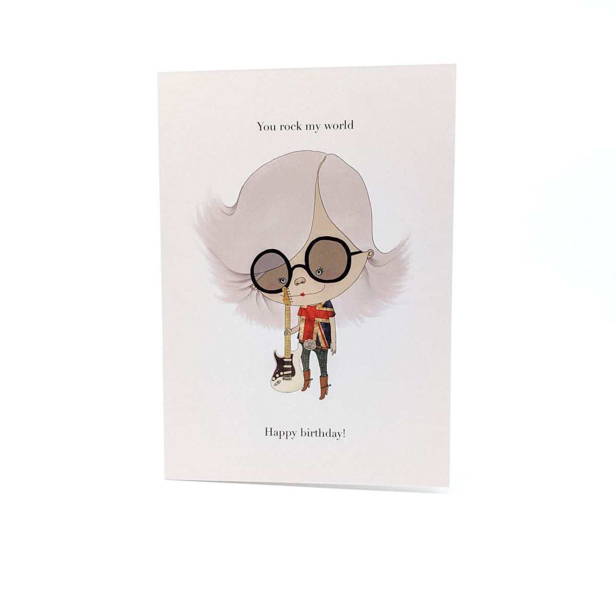 Charles Benton - Traveling Charlie Greeting Cards - You Rock My World - Birthday - VISUAL INDEX