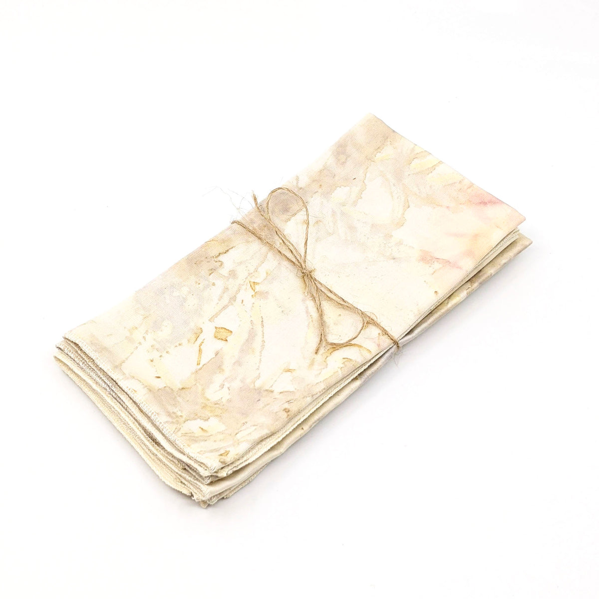 Sharlene Bohr - Eco Printed Napkins - Geranium - Cosmos - Sumac - Rose - VISUAL INDEX