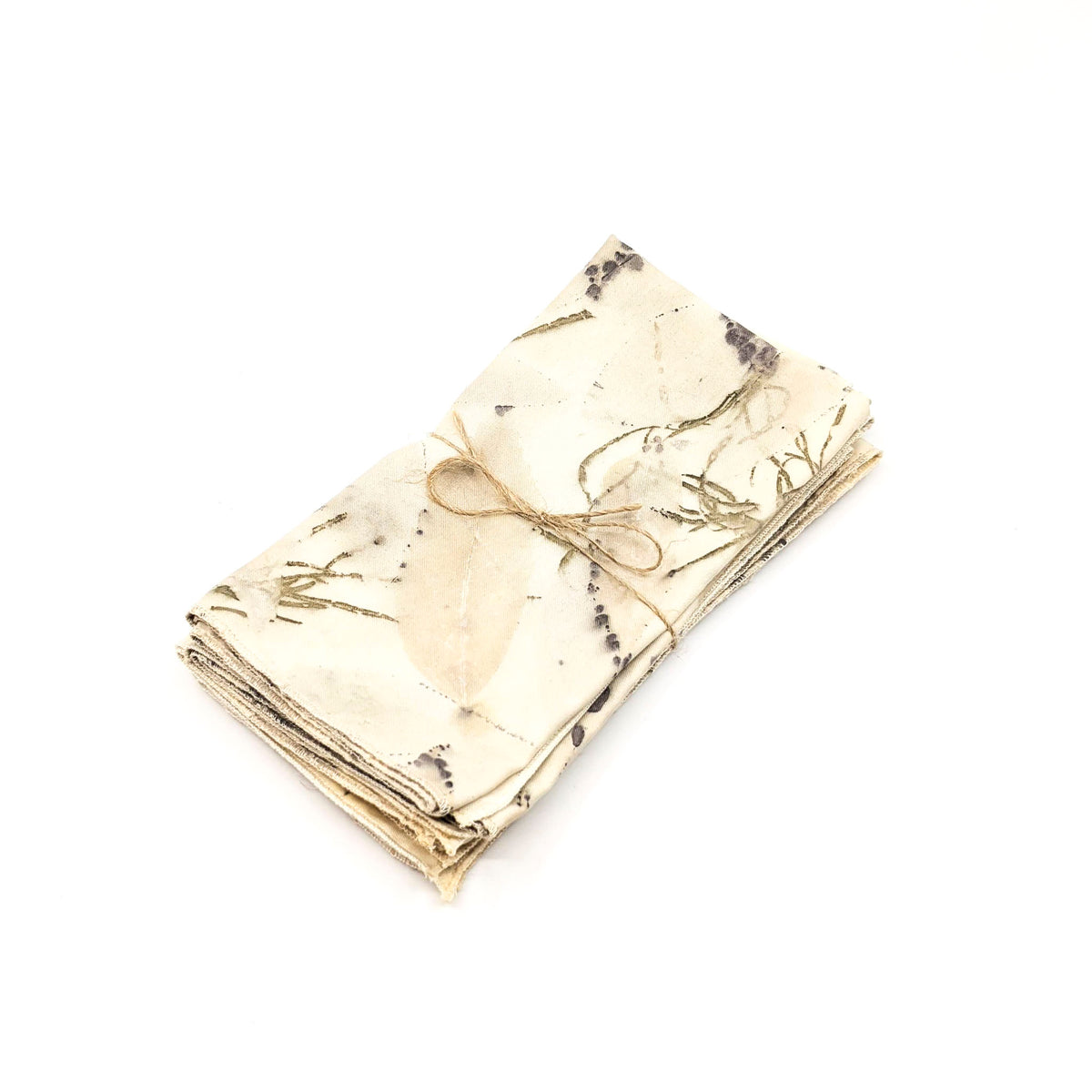 Sharlene Bohr - Eco Printed Napkins - Sumac - Coreopsis - Peony - VISUAL INDEX