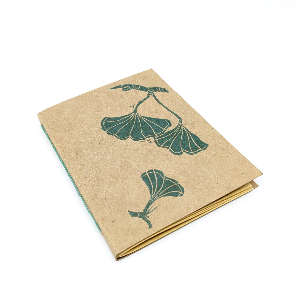 Purple Pumpkin Press - Thin Paper Journals - Ginkgo on Kraft Paper - VISUAL INDEX