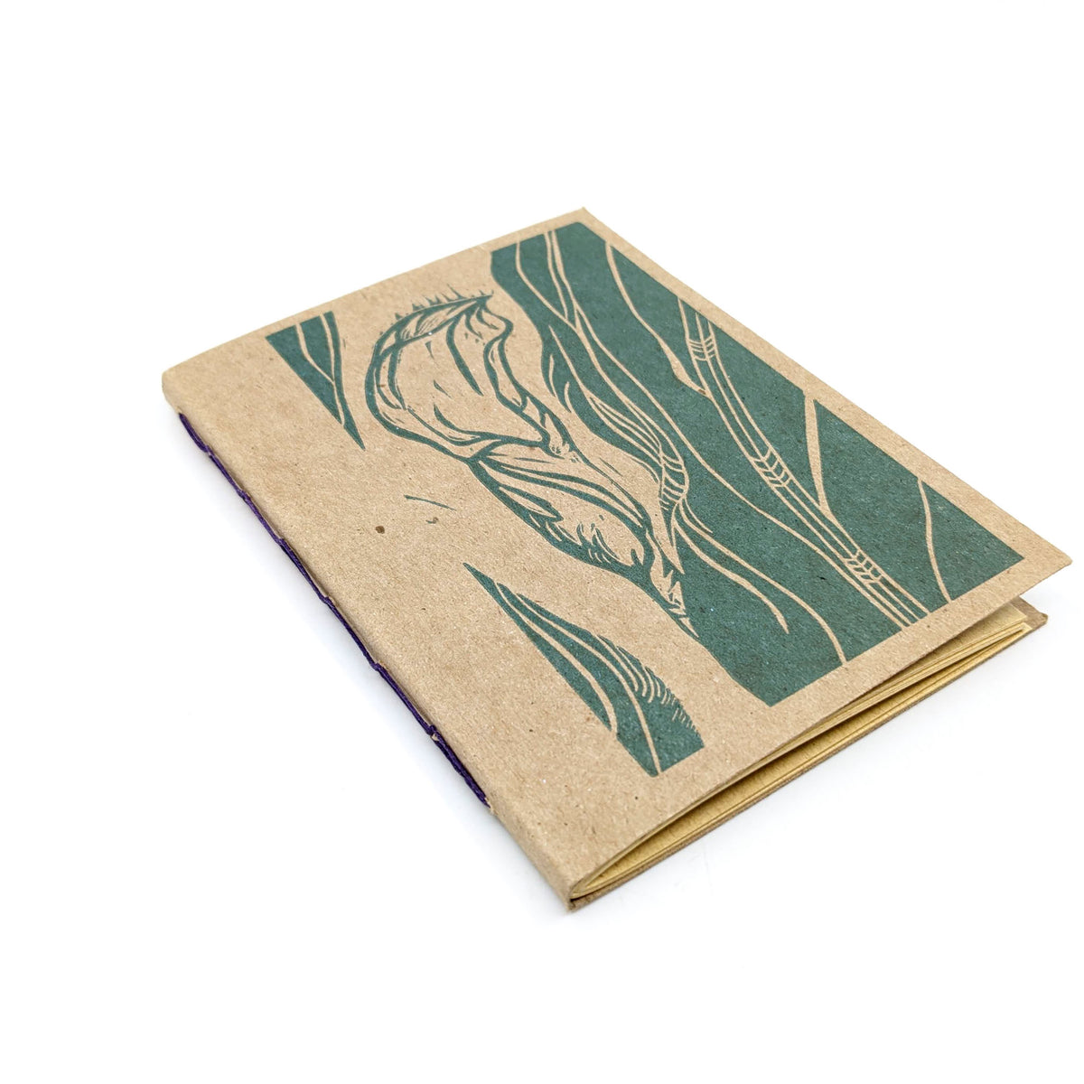 Purple Pumpkin Press - Thin Paper Journals - Peace Lily on Kraft Paper - VISUAL INDEX