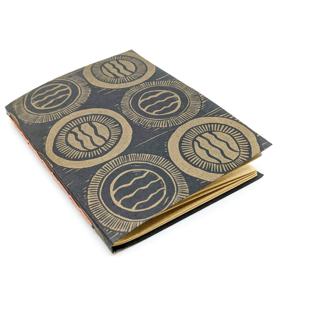 Purple Pumpkin Press - Thin Paper Journals - Circles on Black Paper - VISUAL INDEX