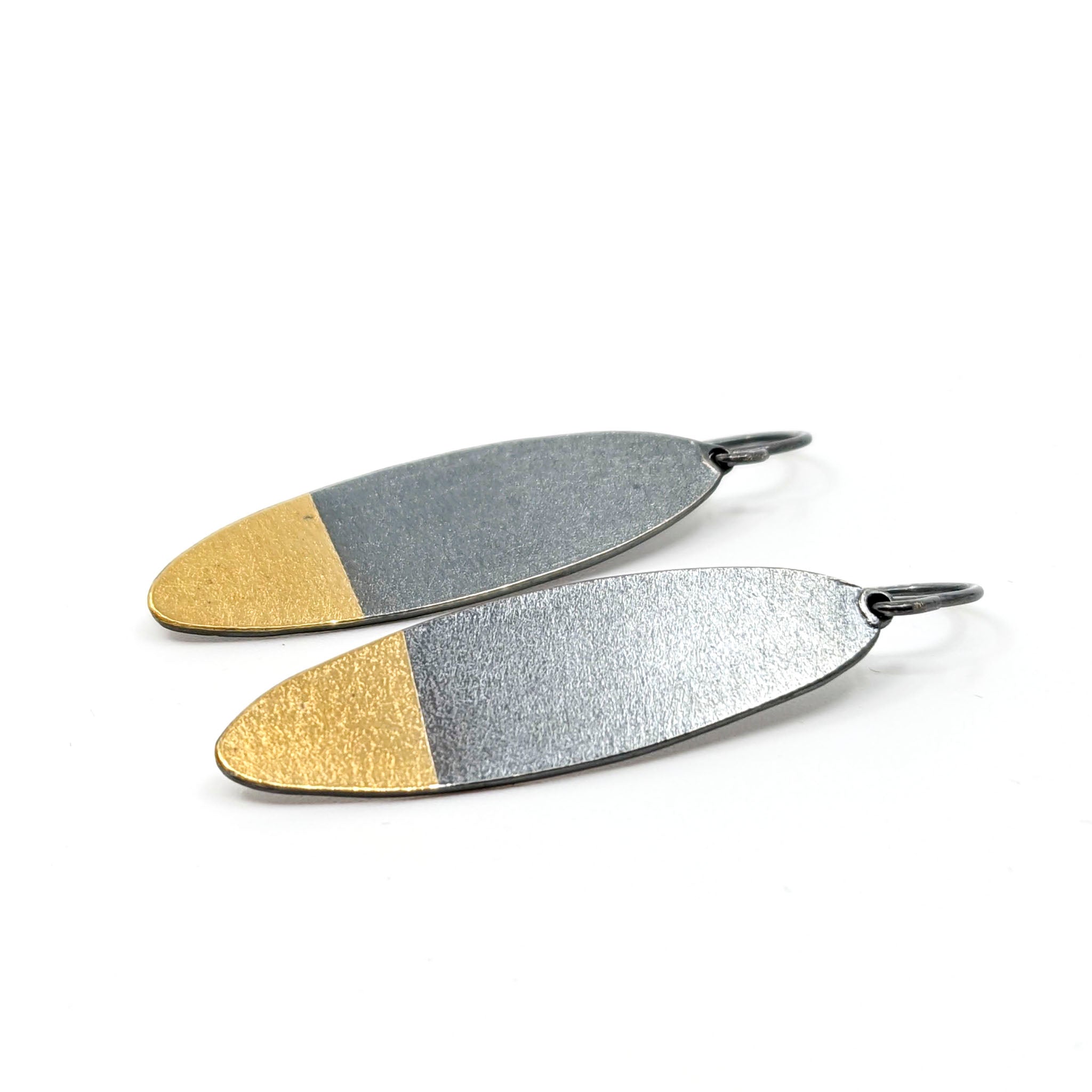 Ellipse- Oval Keum Boo Earrings