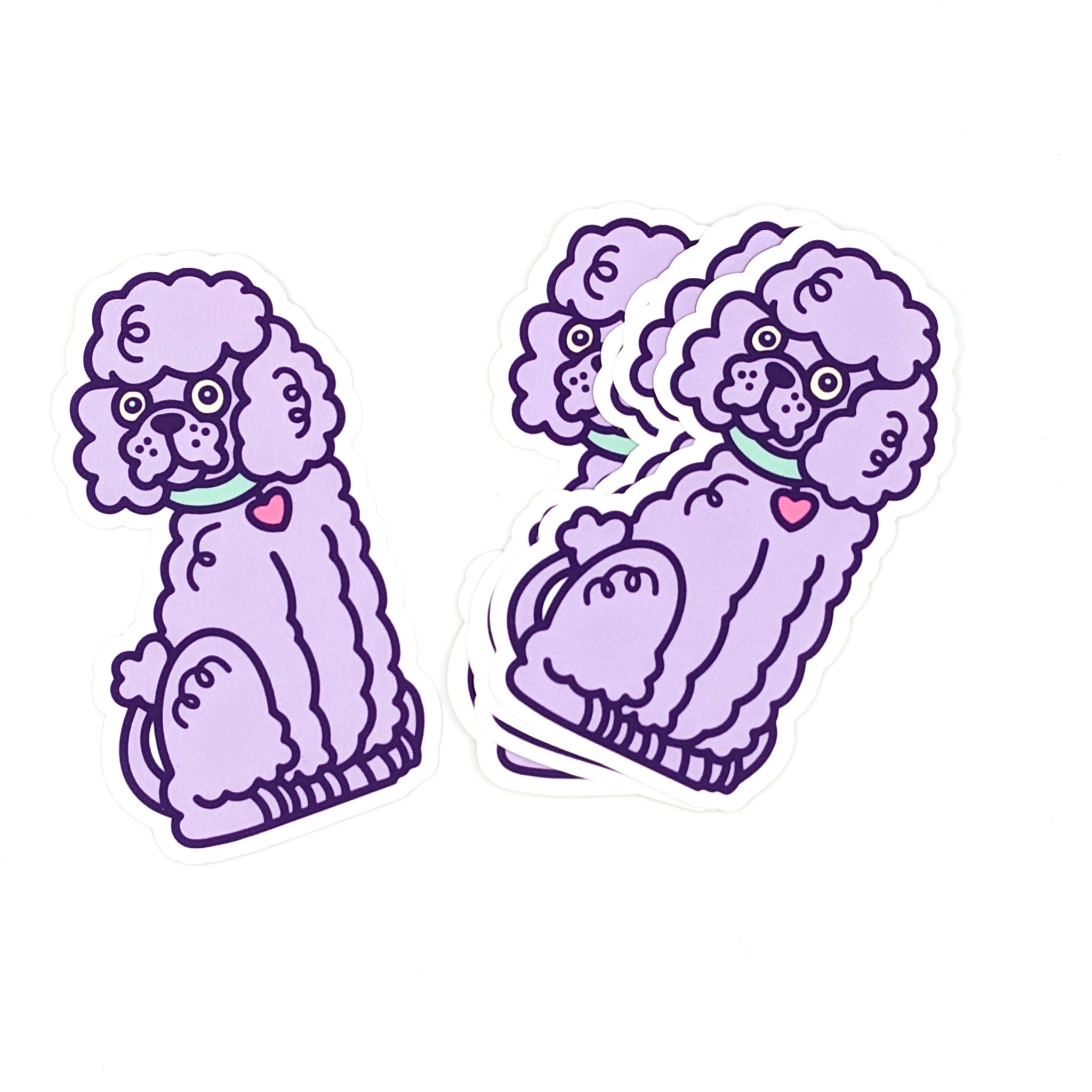 Poodle-Sticker