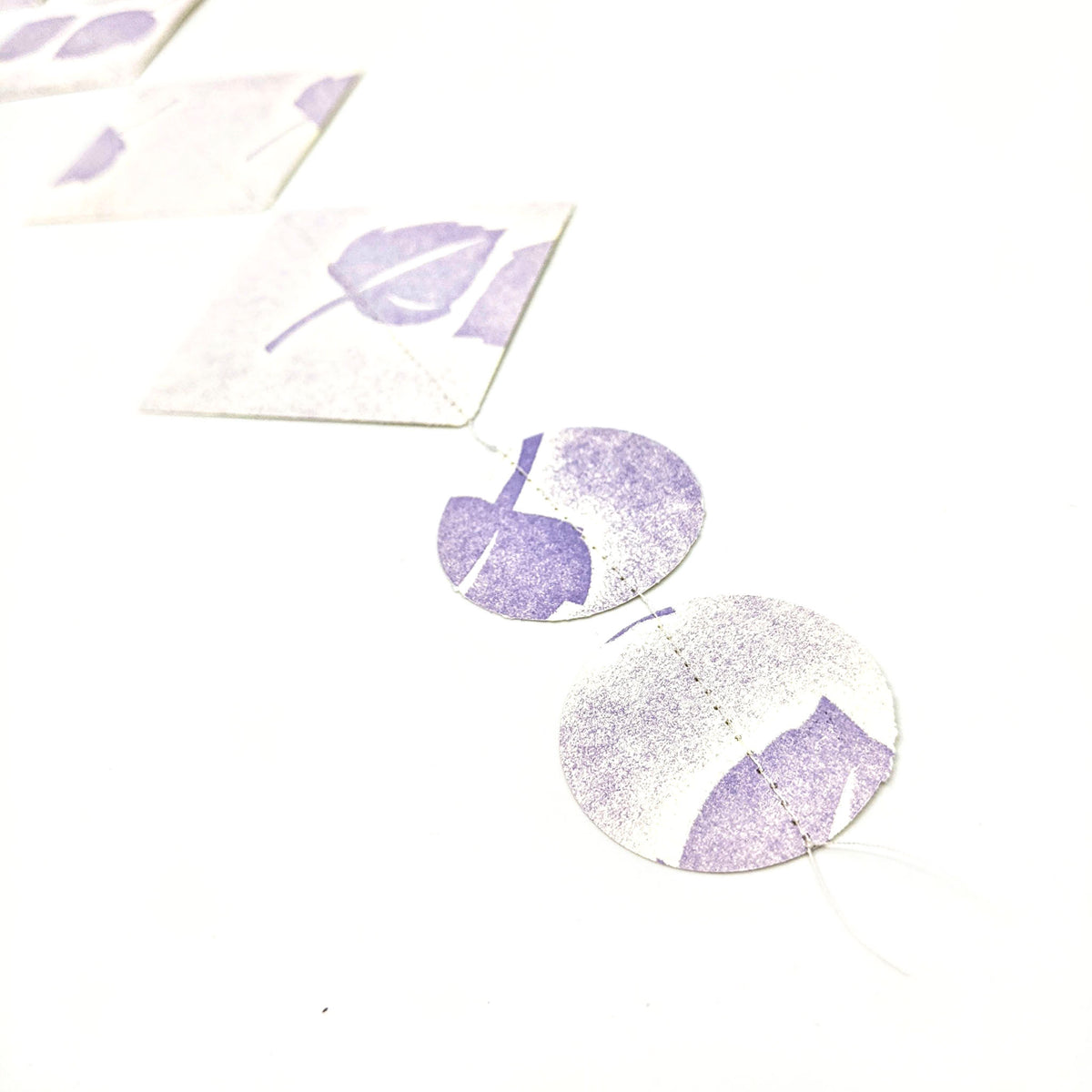 Purple Pumpkin Press - Paper Garland - Purple - VISUAL INDEX