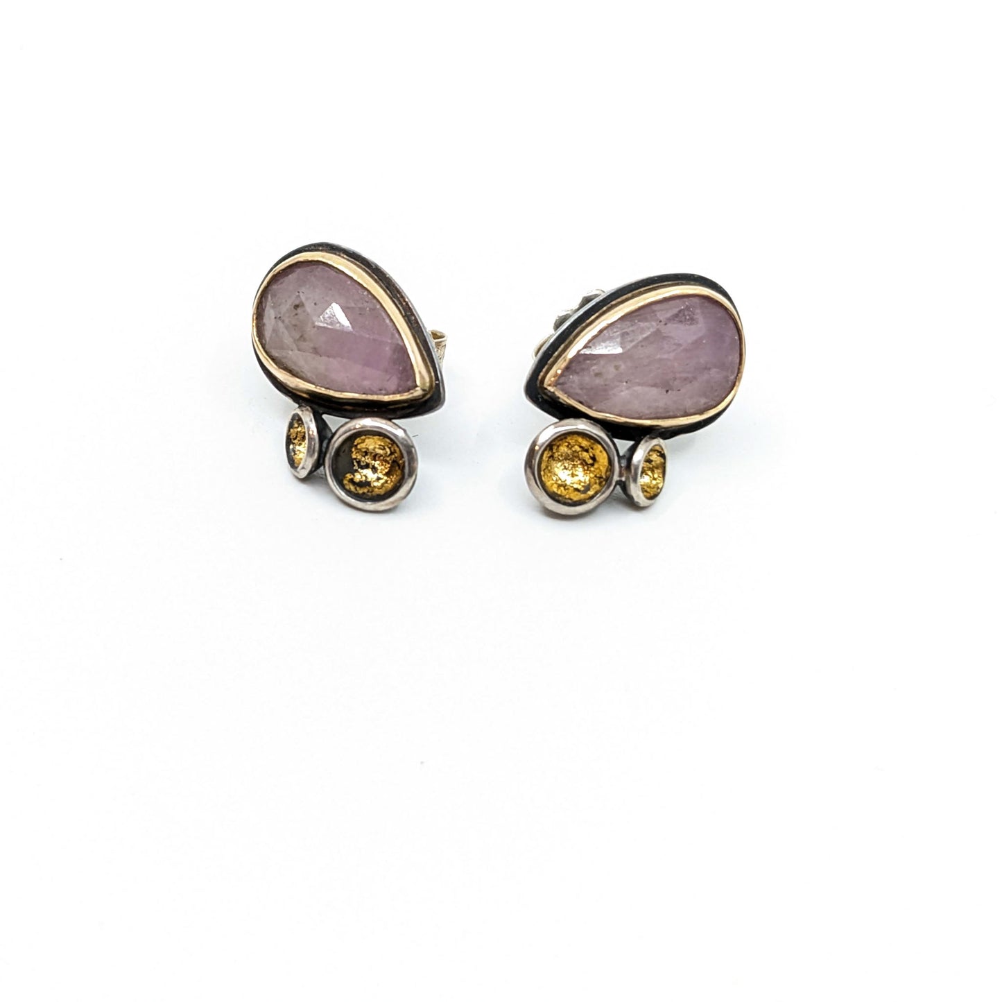 Acacia Cluster Studs with Sapphire