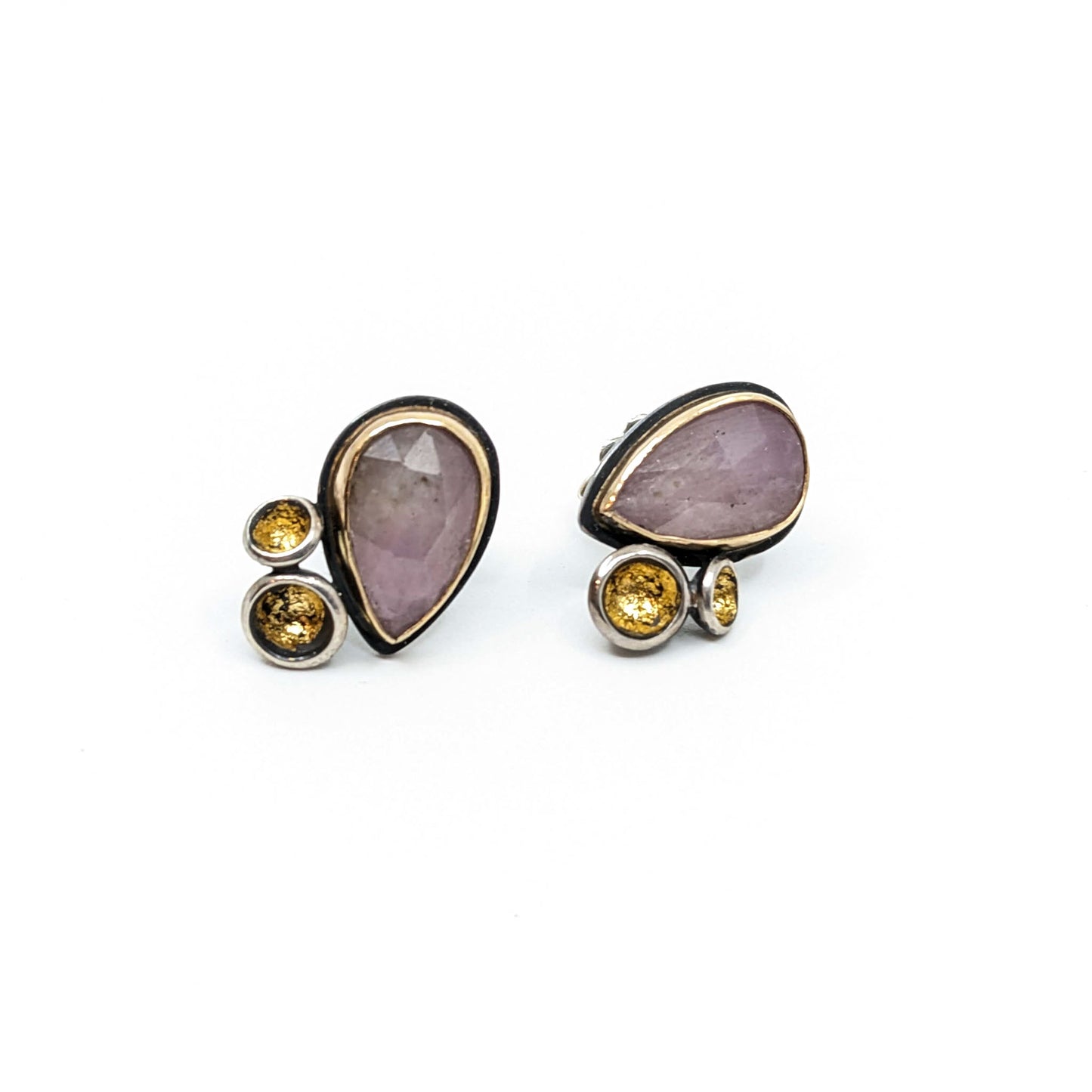 Acacia Cluster Studs with Sapphire