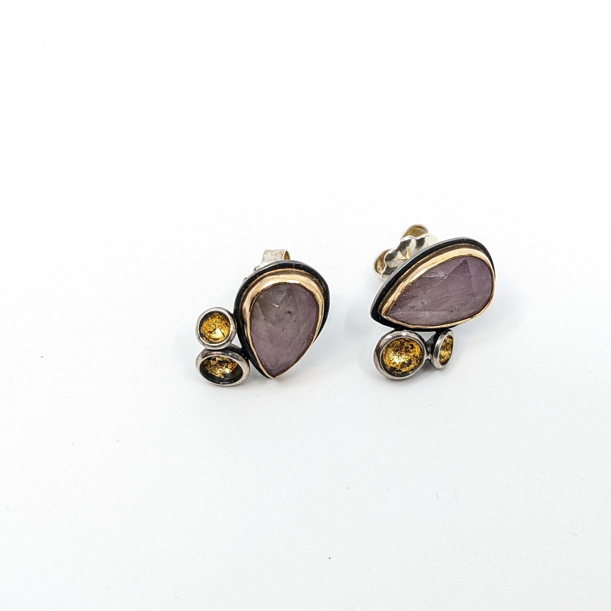 Acacia Cluster Studs with Sapphire