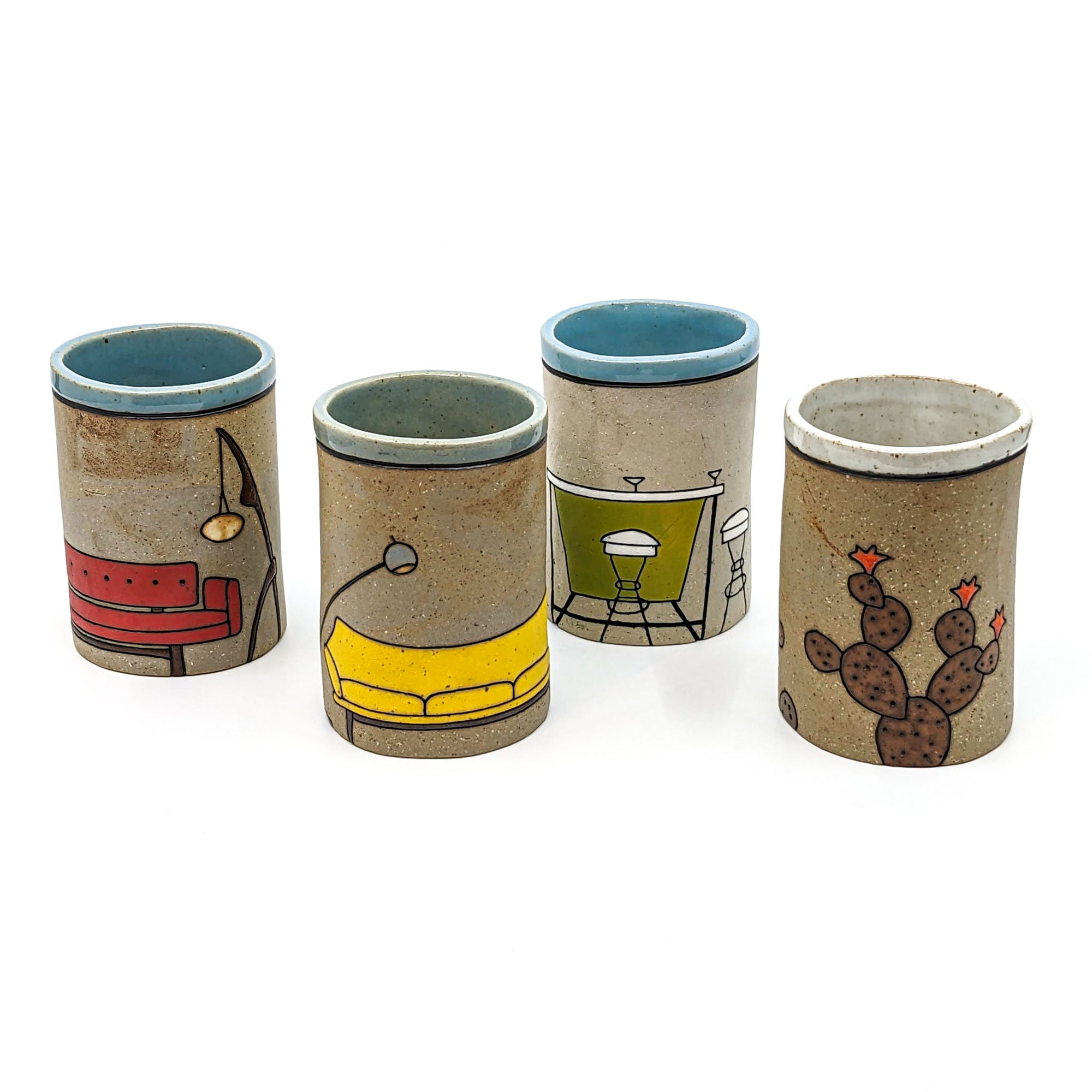 MCM Vintage Cups