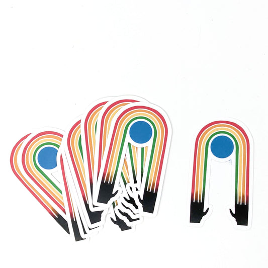 Rainbow Hands- Sticker
