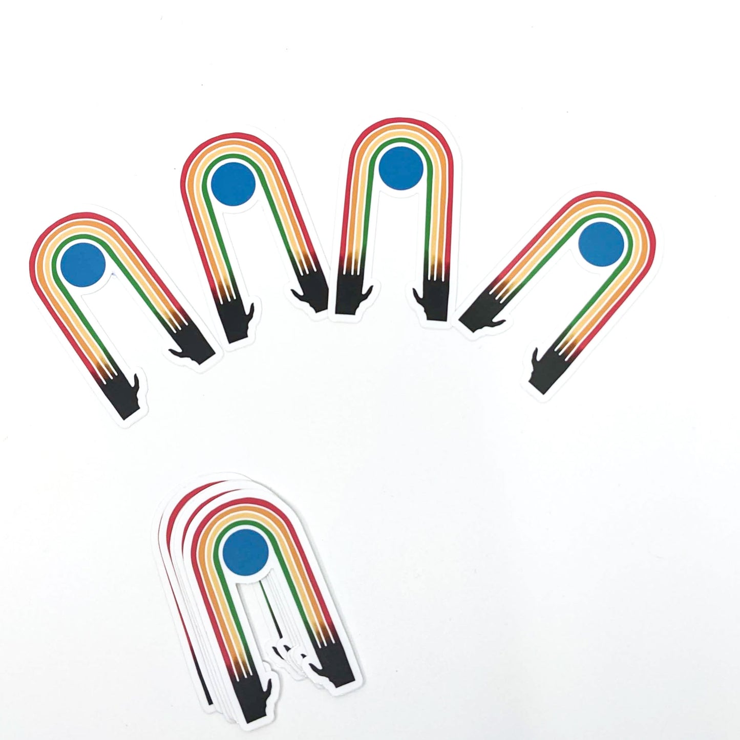 Rainbow Hands- Sticker