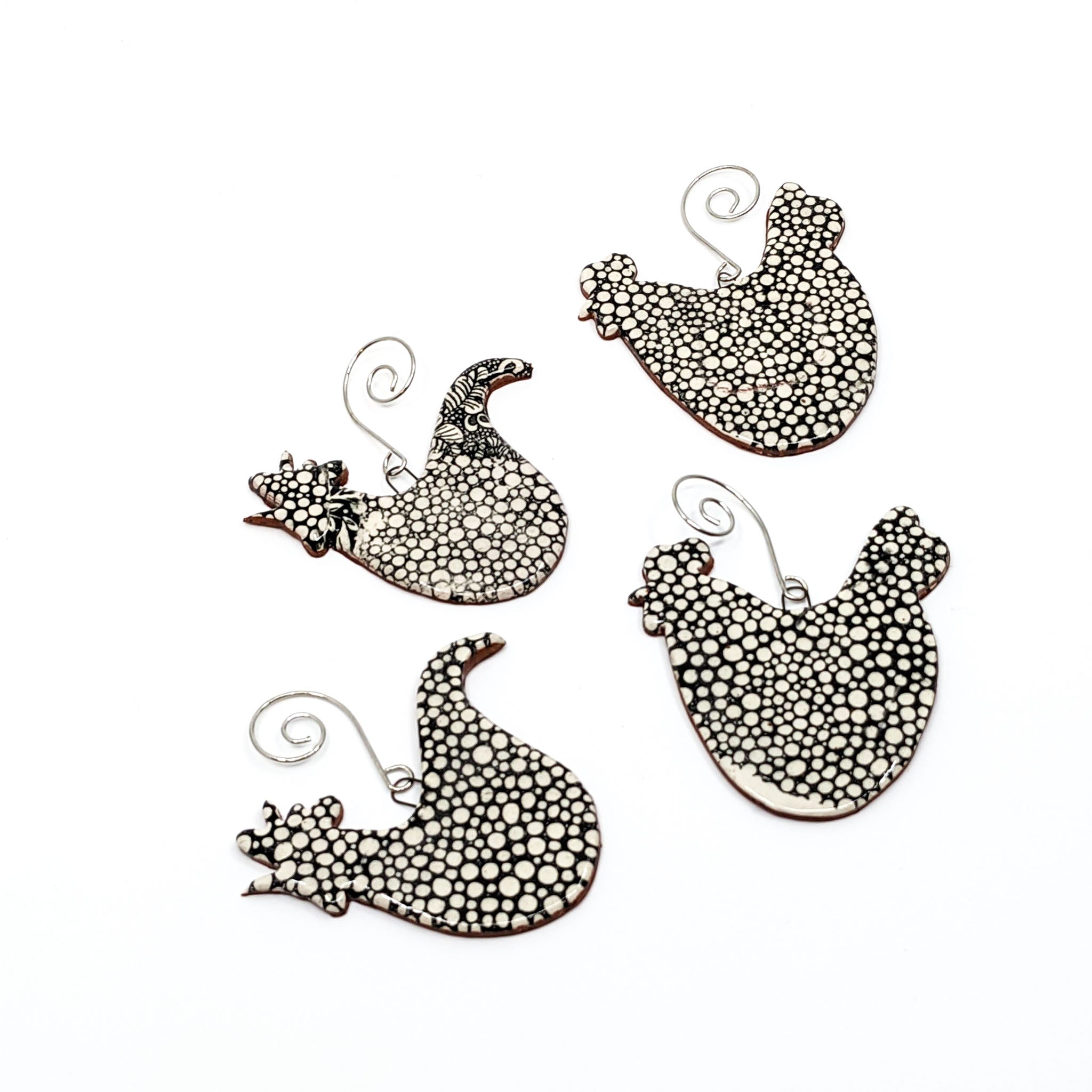 Black and White Ornaments