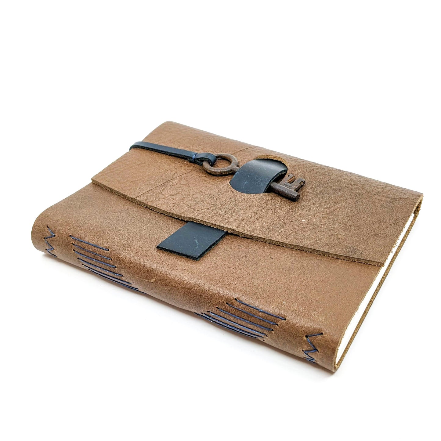 Sm. Leather Journal with Key