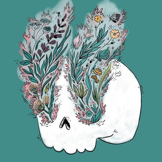 Skull- Sticker