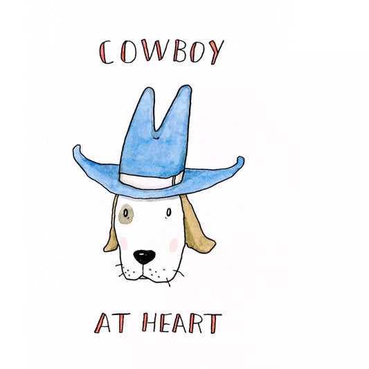 Cowboy at Heart-Print