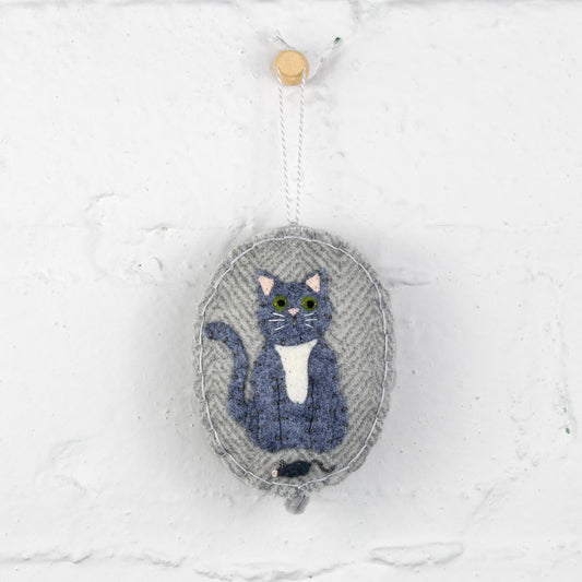 Cat with Mouse Ornament