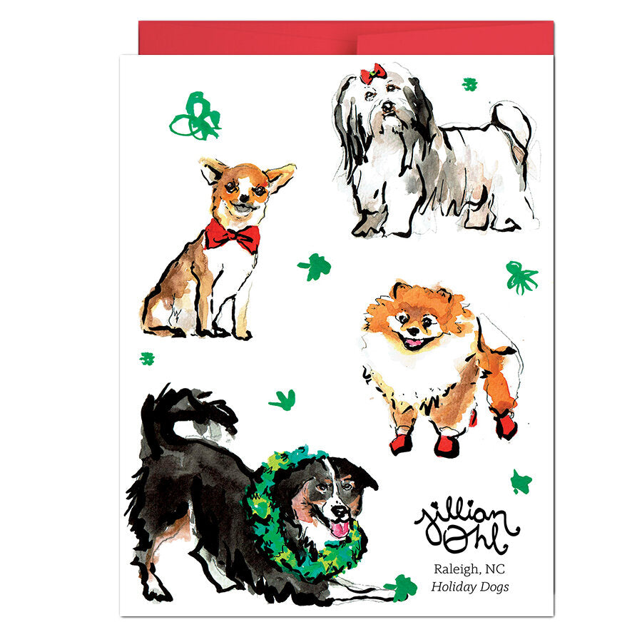 Holiday Dogs-Card