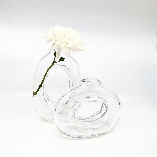 Clear Loop Vase