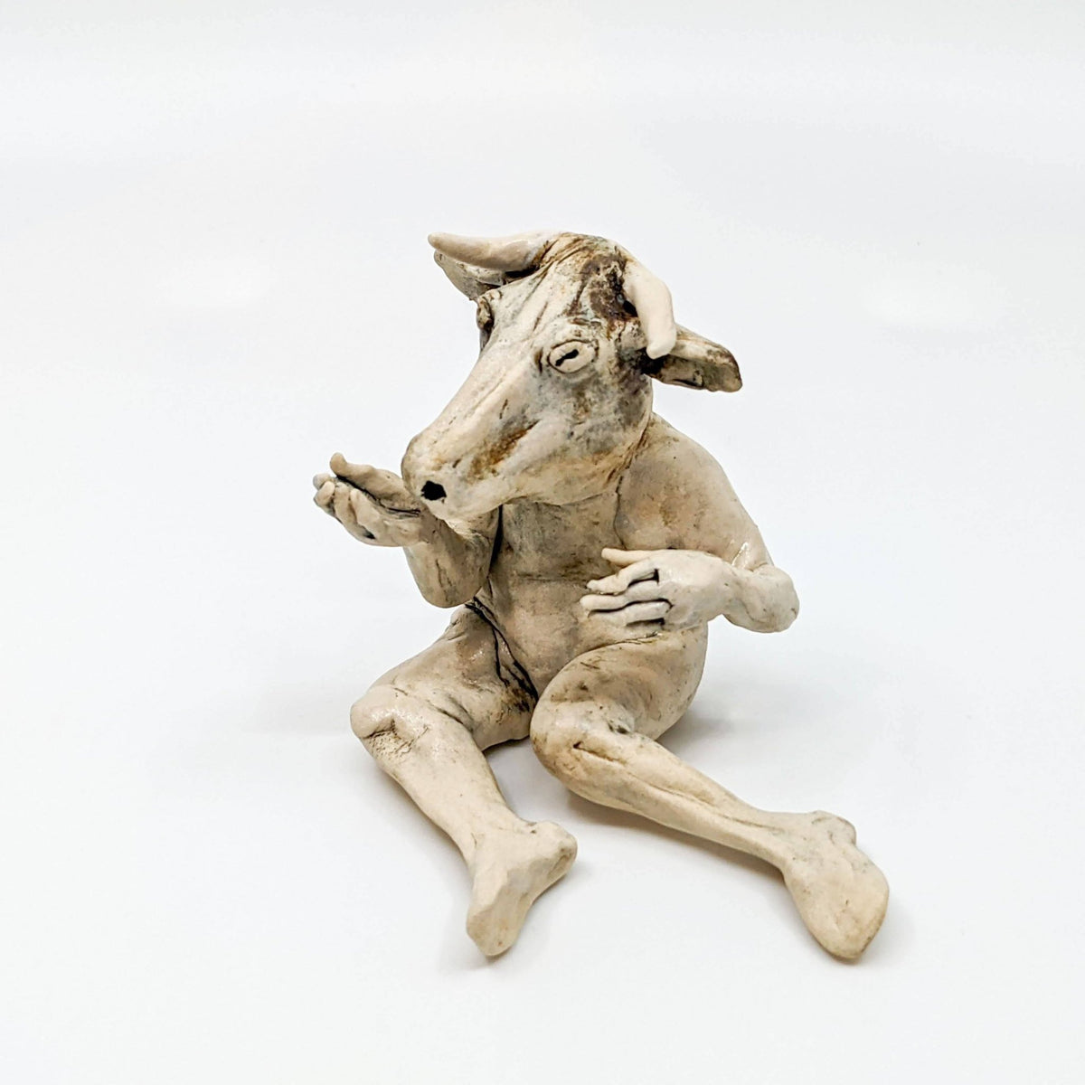 Aggie Zed - Figure with Animal Head - Cow Man - VISUAL INDEX