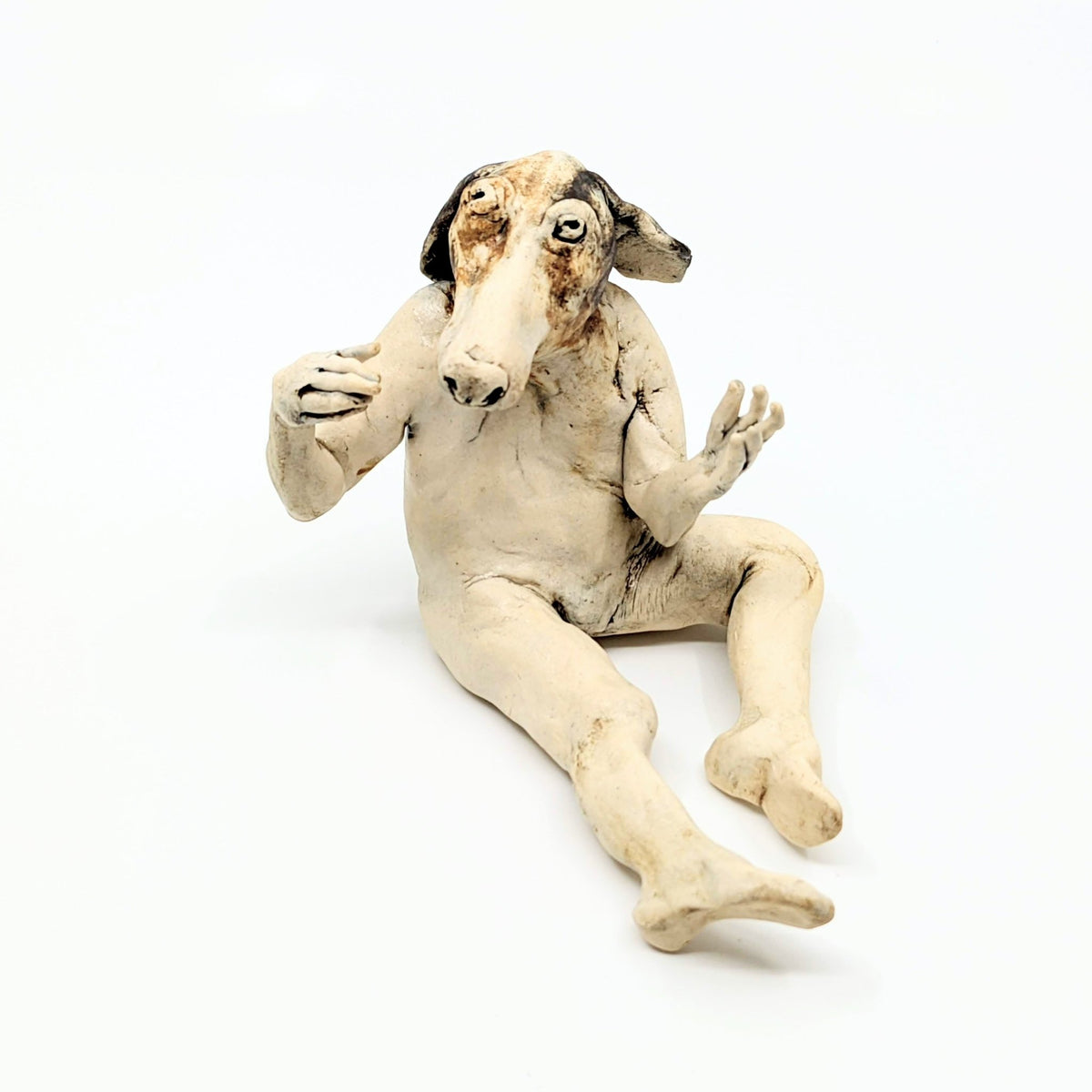 Aggie Zed - Figure with Animal Head - Dog Man - VISUAL INDEX