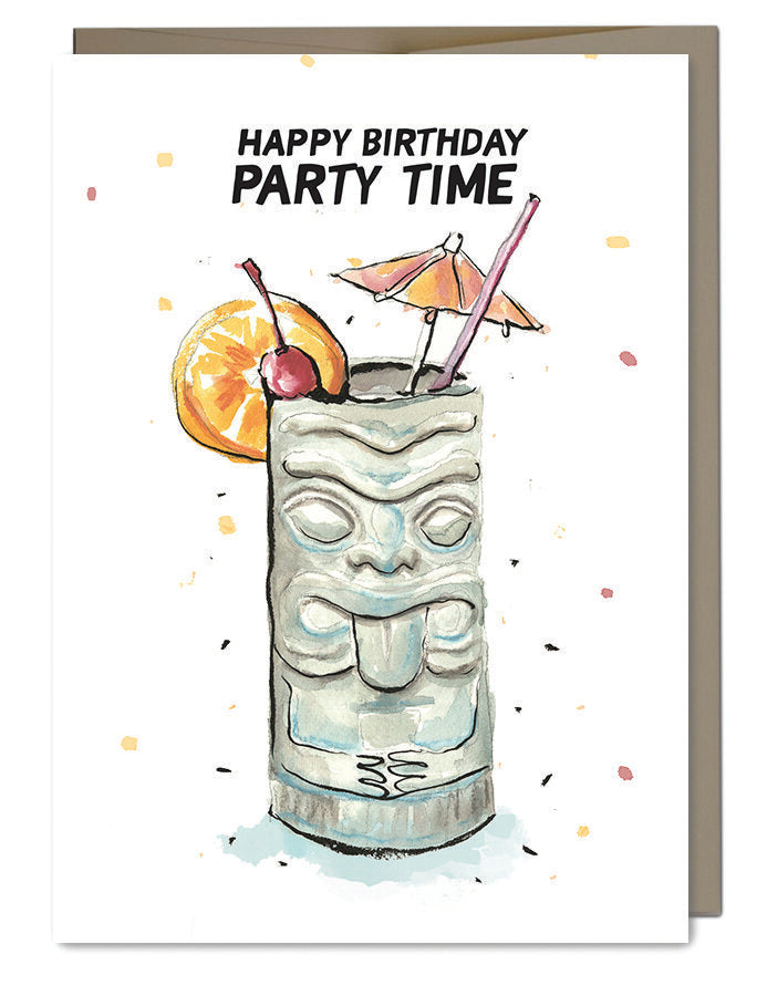 BDay Party Time-Card